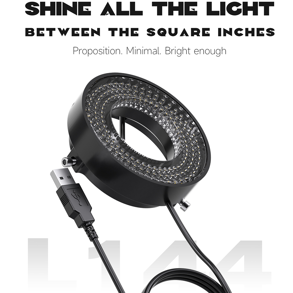 Photography Lighting Continuous - Mechanic L144 LS6 Mikroskopowa Lampa Pierścieniowa
