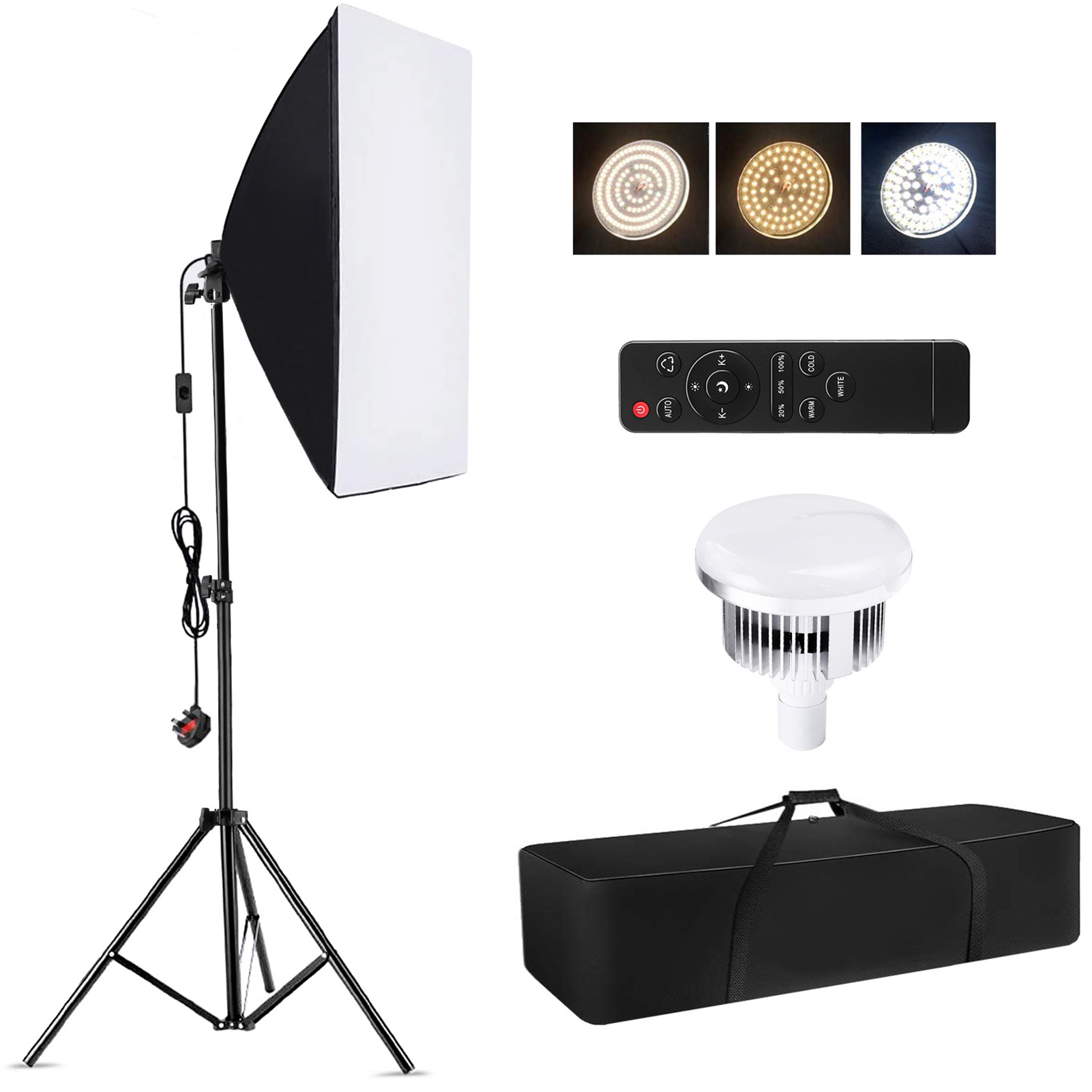 Photography Lighting Kits - Zestaw oświetleniowy do fotografii studyjnej Camnoon