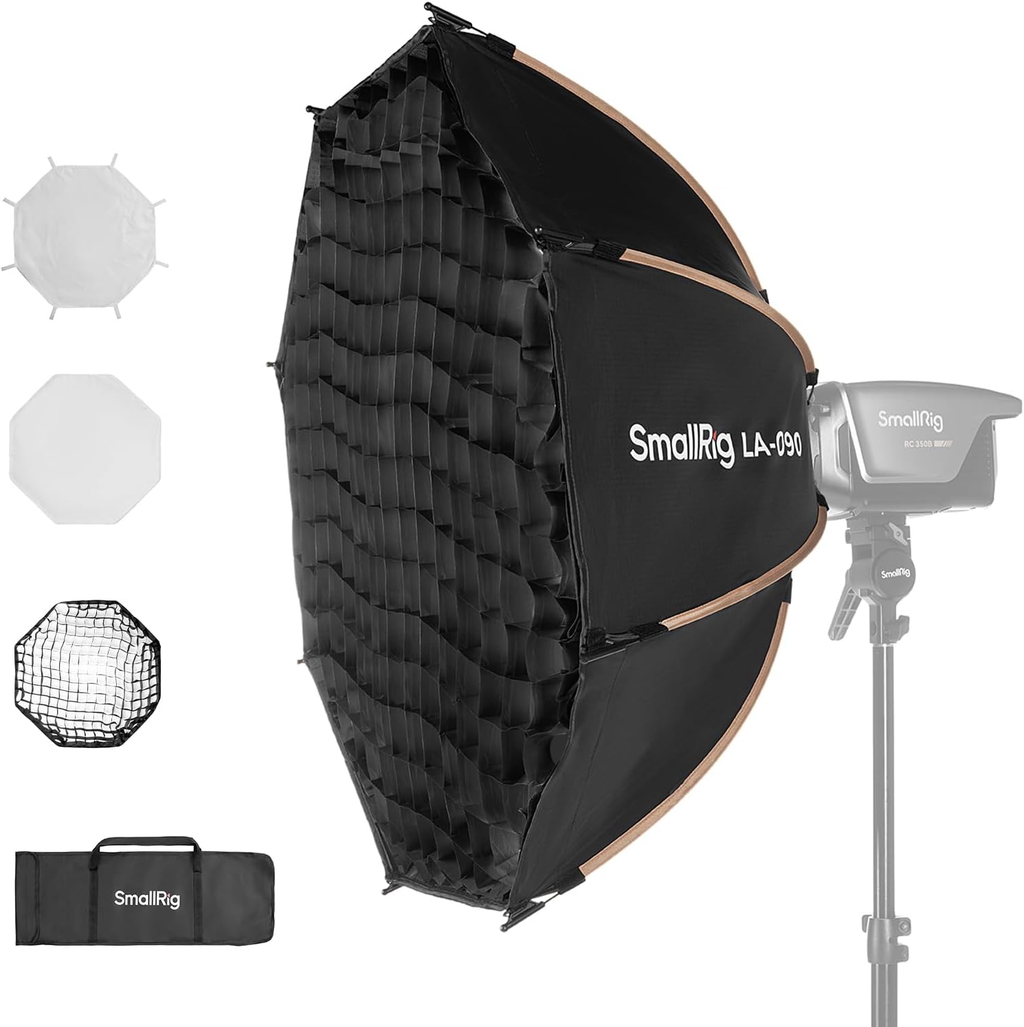 Photography Lighting Modifiers - 35-calowy zestaw ośmiokątnego softboxa z mocowaniem