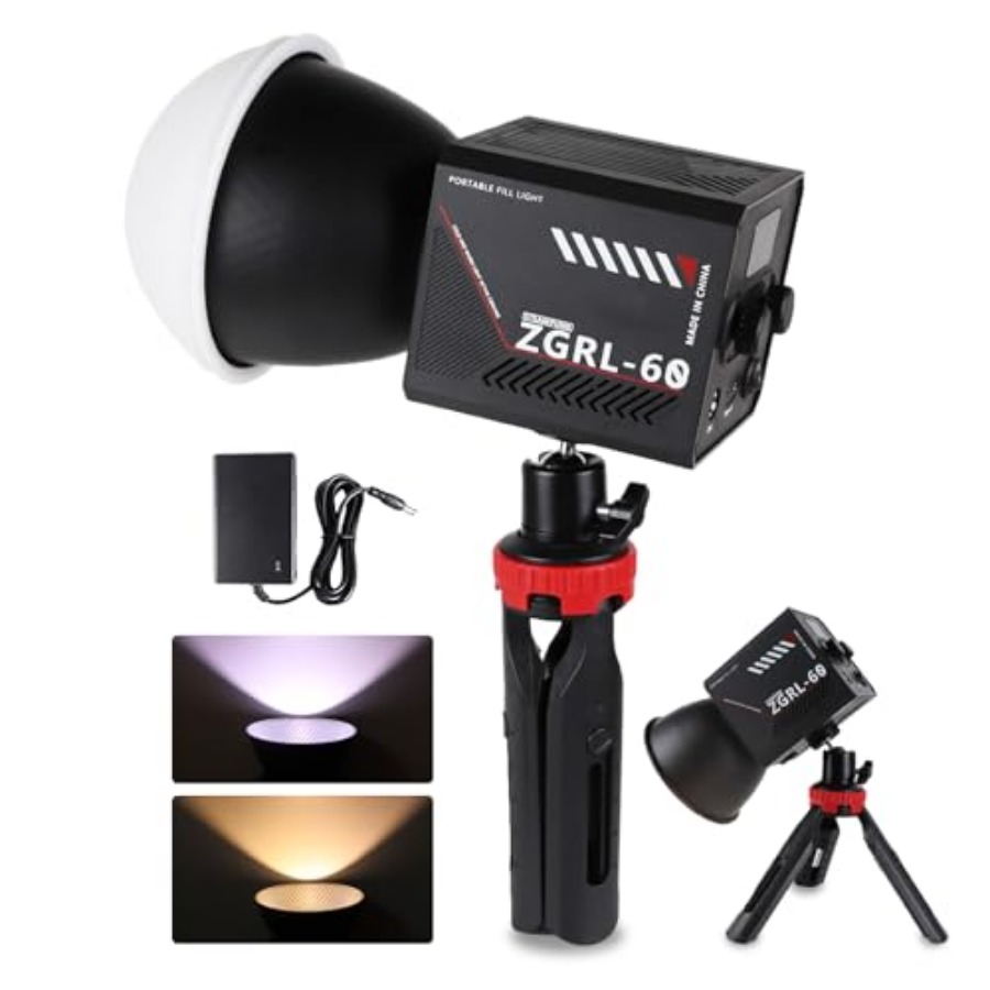 Photography Lighting Studio - Przenośna lampa wideo LED COB 60W