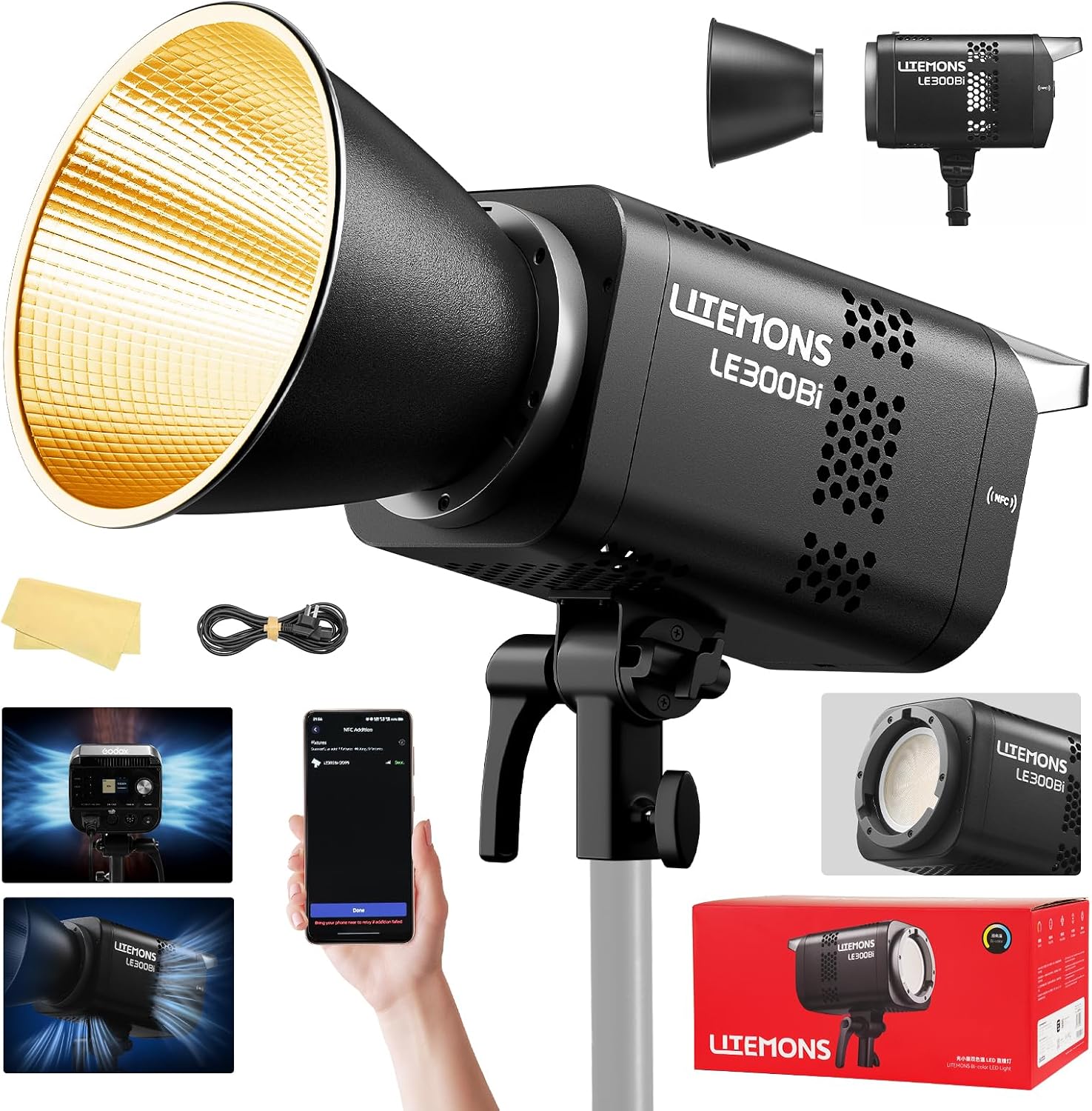 Photography Lighting Kits - Zestaw oświetlenia wideo LED RGB, 3