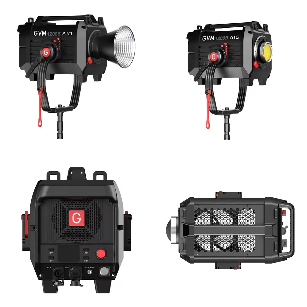Photography Lighting Studio - GVM SD1200B AIO 1200W Fotograficzna Lampa