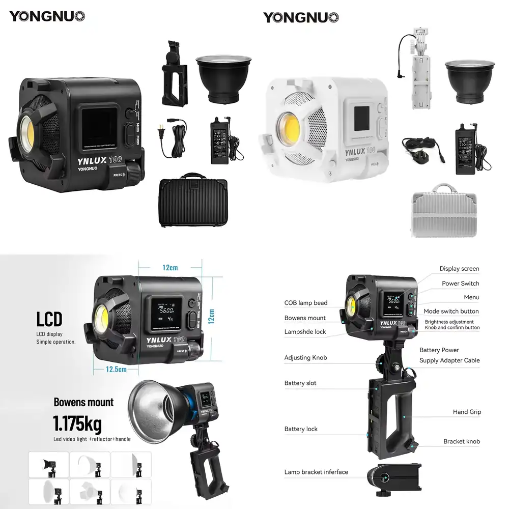 YONGNUO YNLUX100 100W 3200K-56 – Photography Lighting Studio recenzja i cena
