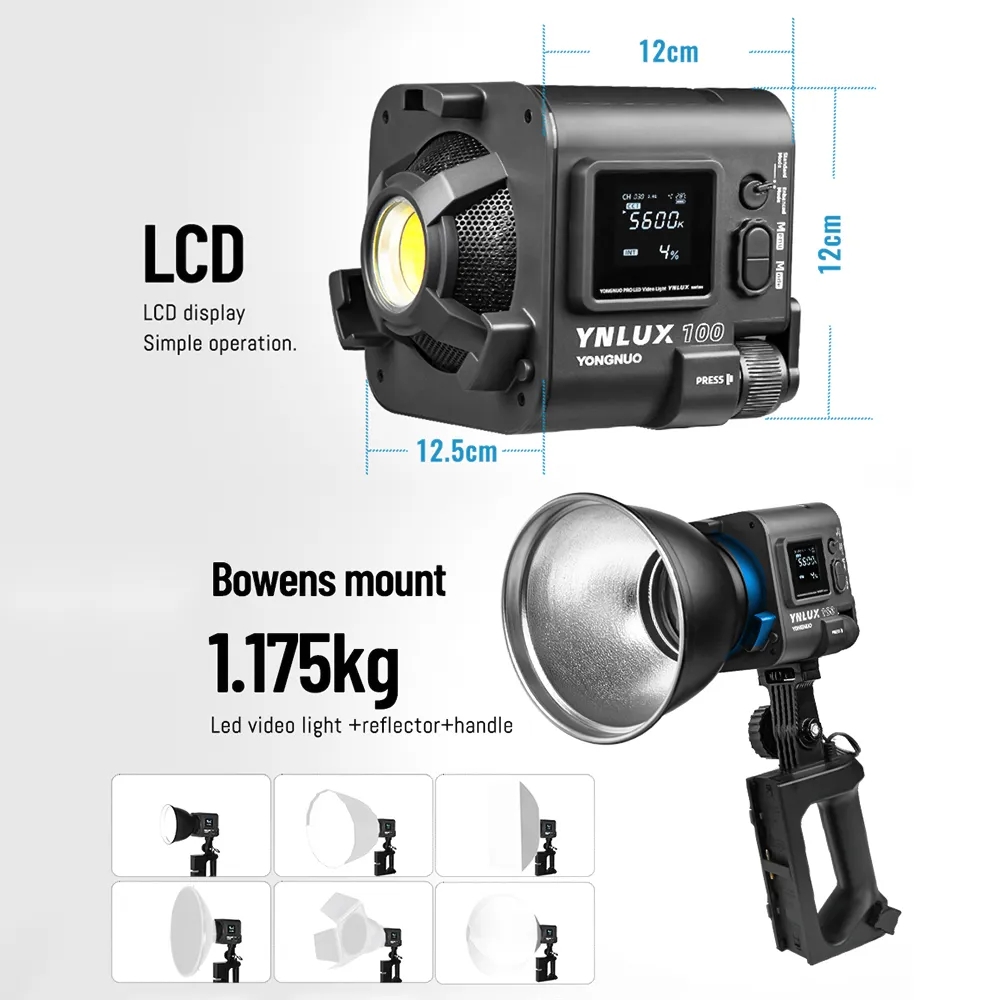 YONGNUO YNLUX100 100W 3200K-56 – Photography Lighting Studio recenzja i cena