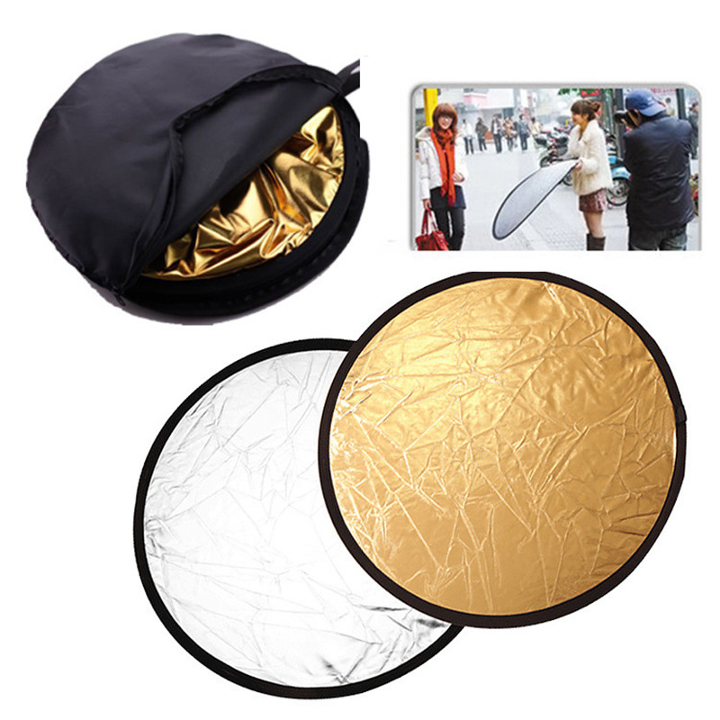 43'/110cm 2w1 Złoto-Srebrny Rę – Reflector Disc Silver recenzja i cena