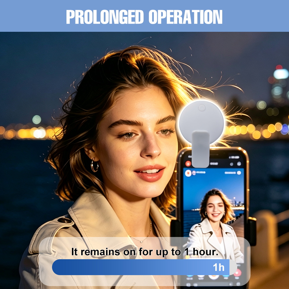 Klipsowa lampa LED do selfie,  – Photography Lighting Continuous recenzja i cena