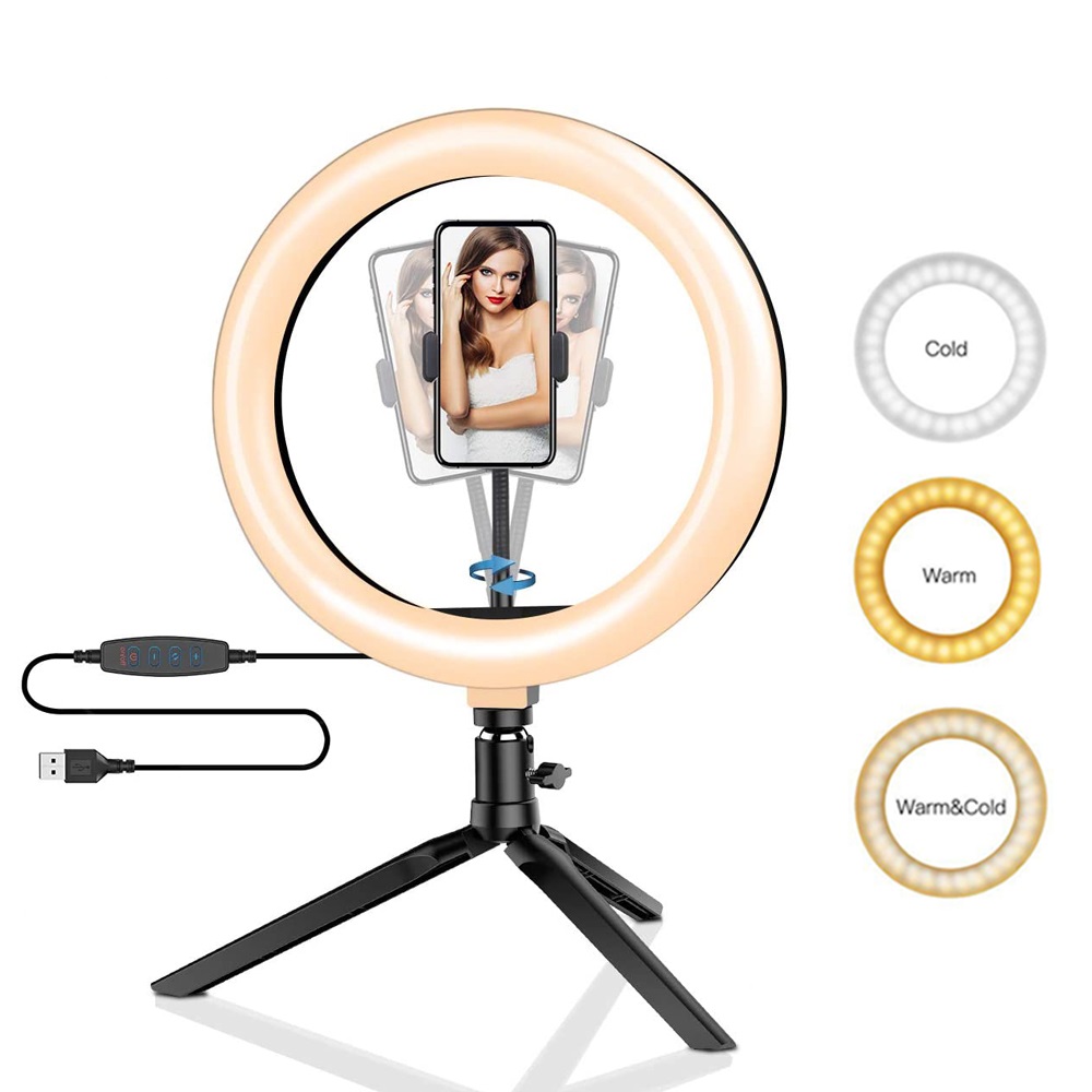 26cm 10-calowy pierścień LED d – Photography Lighting Kits recenzja i cena