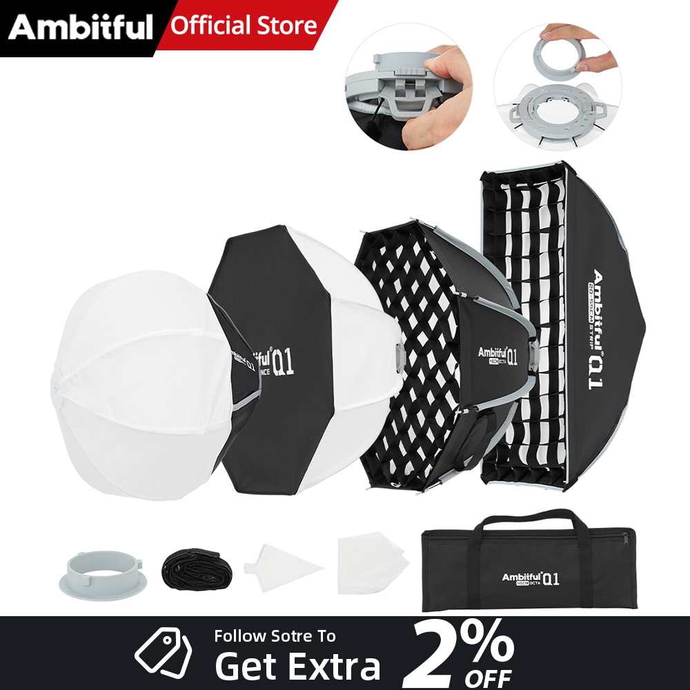 AMBITFUL Q1 Mini Bowens Mini G – Beauty Dish 55Cm recenzja i cena