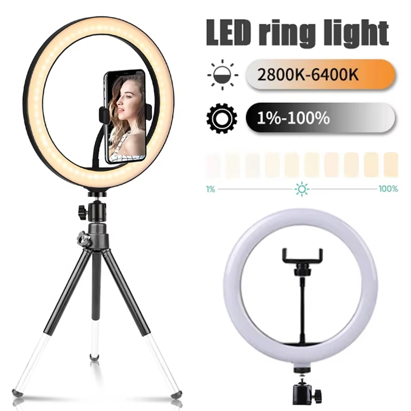 10-calowa lampa pierścieniowa  – Photography Lighting Continuous recenzja i cena