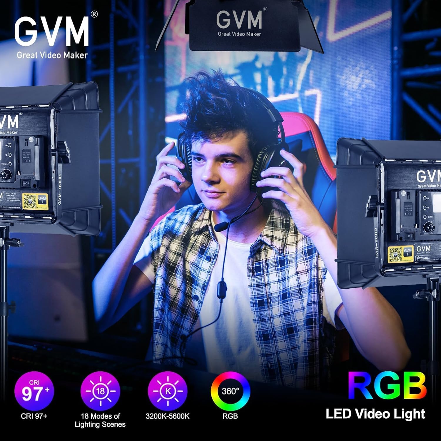 Zestaw oświetlenia wideo LED R – Photography Lighting Kits recenzja i cena
