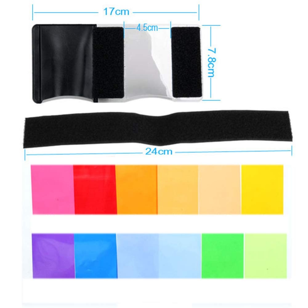 Zestaw 12 Kolorowych Żeli do L – Photography Lighting Kits recenzja i cena