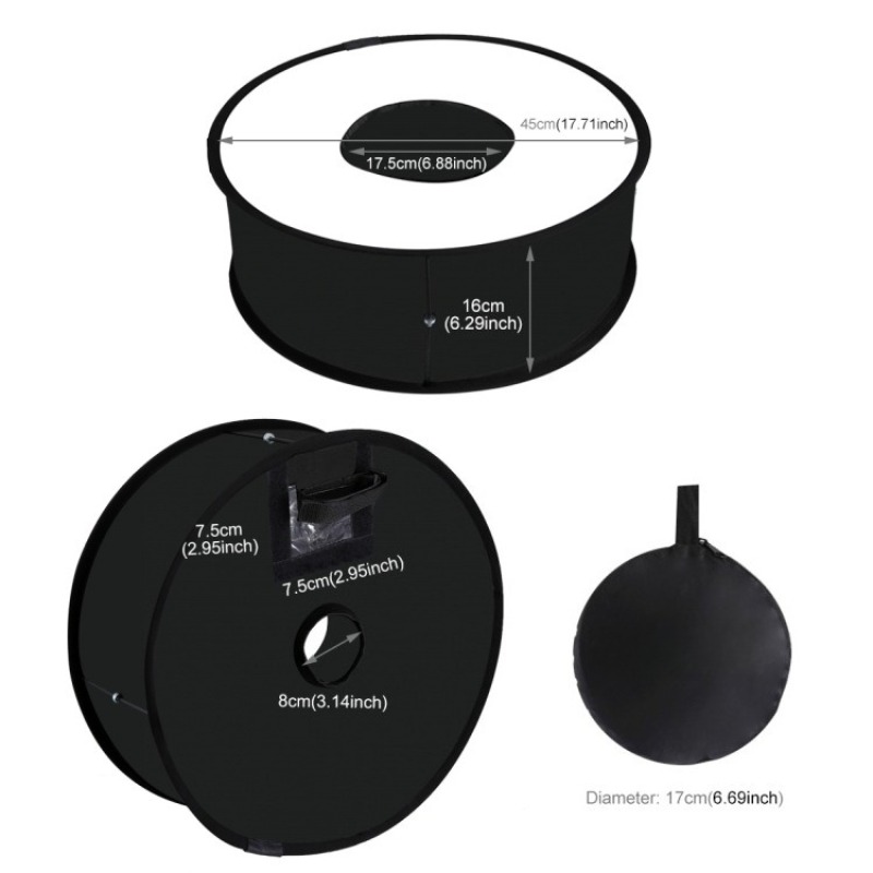 Składany 45cm softbox typu rin – Photography Lighting Modifiers recenzja i cena